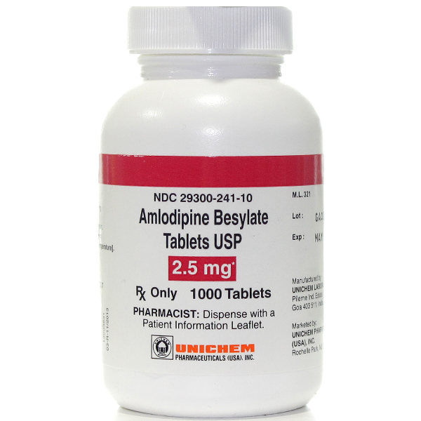 Amlodipine 2.5mg Tablets