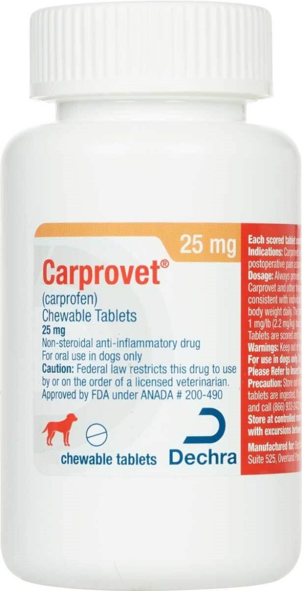Carprofen 25mg Chewable Tablets