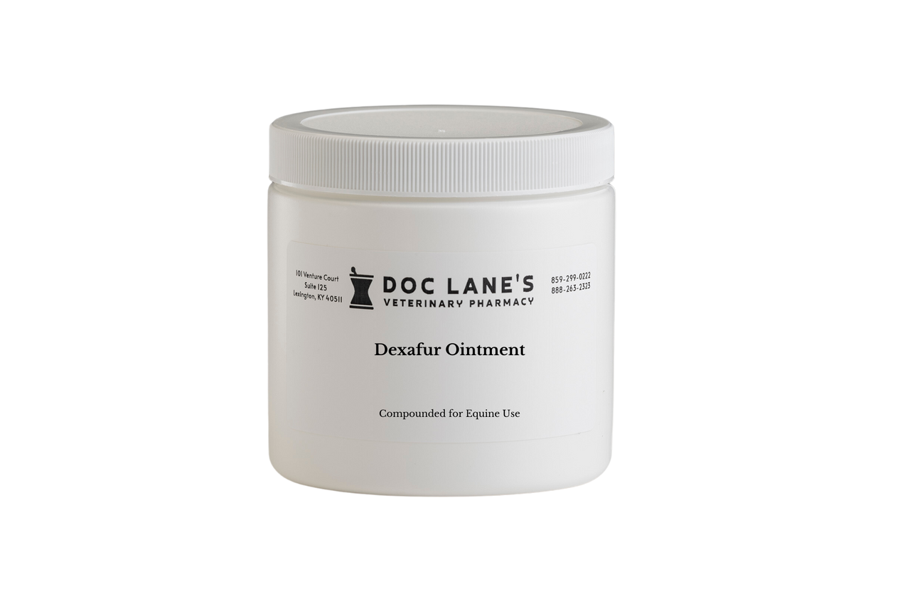 Dexafur Ointment compounded by Doc Lane's Veterinary Pharmacy.