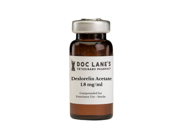 10 ml vial of Deslorelin Acetate 1.8 mg/ml for injection