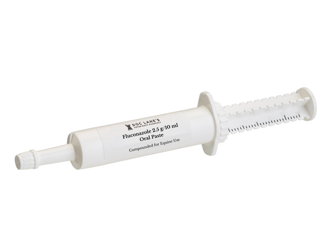 A tube of Fluconazole 2.5 g/10 ml Oral Paste for veterinary use.