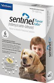 Sentinel for Dogs, 51-100 lbs