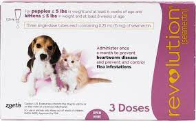 Revolution Topical Solution for Puppies & Kittens, under 5 lbs (Mauve Box)