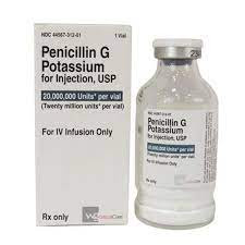 Penicillin G Potassium, 20 mu